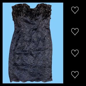 Jessica McClintock Vintage Black Formal Dress